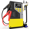 Portable Car Jump Starter with Air Compressor Tire Inflator Battery Jumper | Jump Box 3000A Peak and 150 PSI Air Pump ,for 12L Gas & 10L Diesel Engines,LCD Display,LED Light