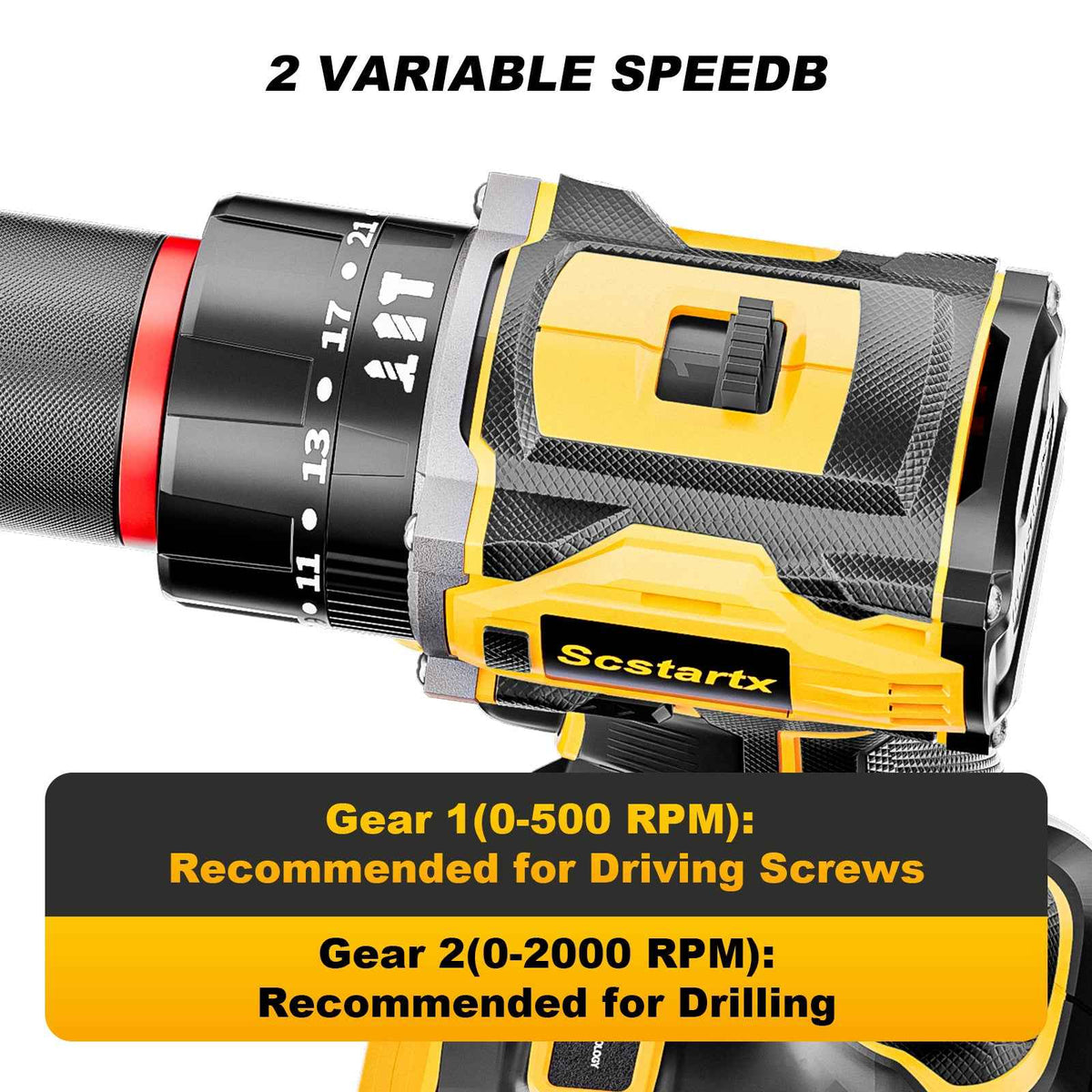 20V Cordless Brushless Drill Driver 24-Piece Compact Kit 2.0Ah-70Nm